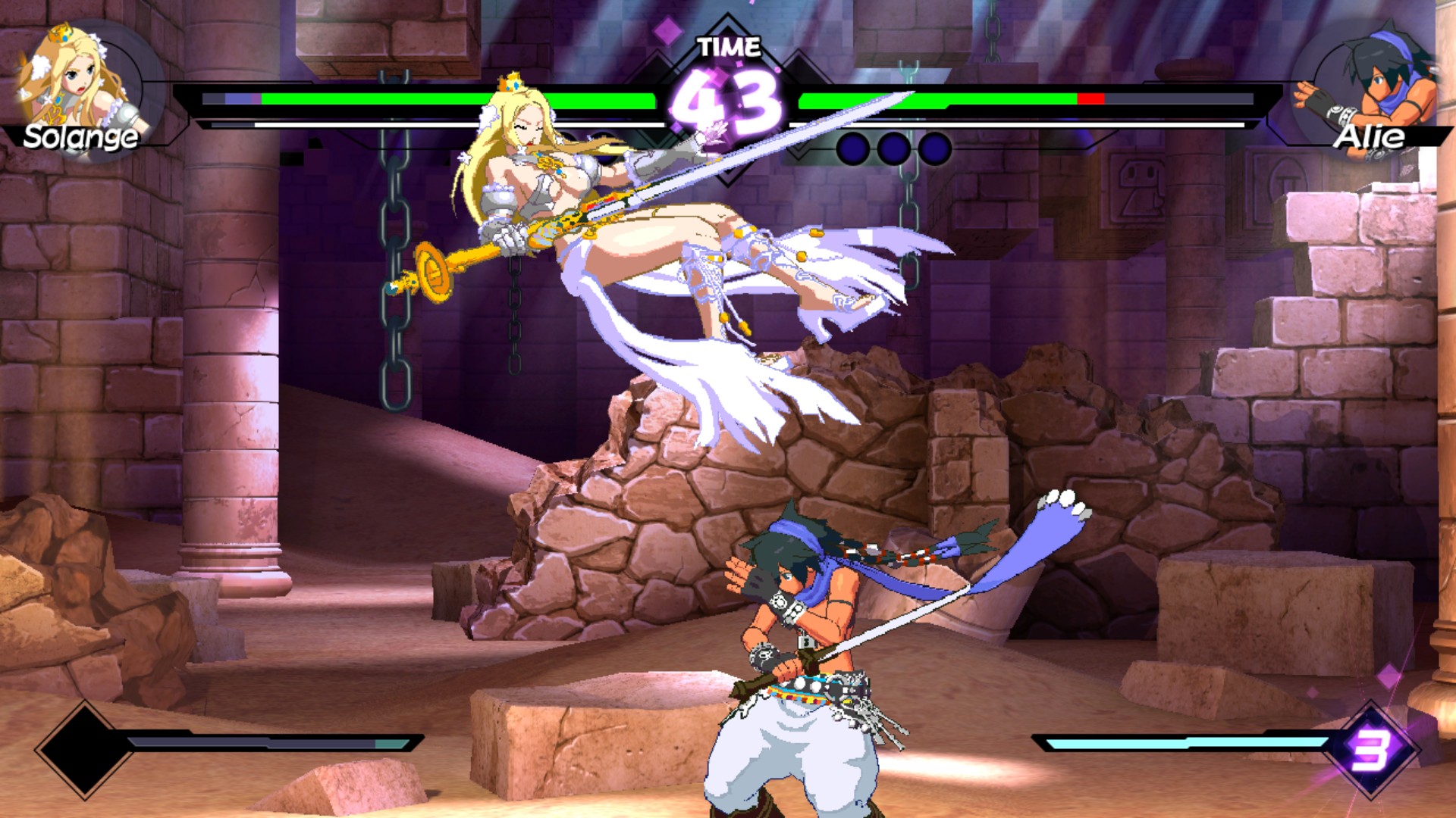Blade Strangers is a independent, crossover, hardcore, old-school fighting game...