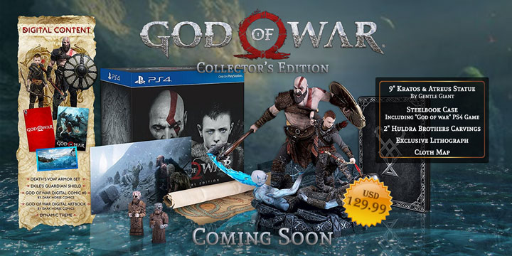 Play-Asia.com, God of War, God of War US, God of War Europe, God of War Asia, God of War PlayStation 4, God of War release date, God of War price, God of War features, God of War gameplay