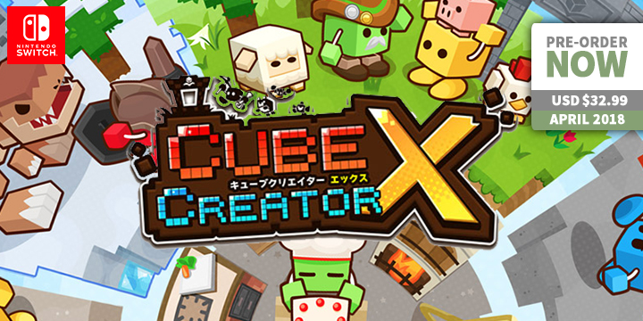 Play-Asia.com, Cube Creator X, Cube Creator X Japan, Cube Creator X Nintendo Switch, Cube Creator X gameplay, Cube Creator X features, Cube Creator X release date, Cube Creator X price