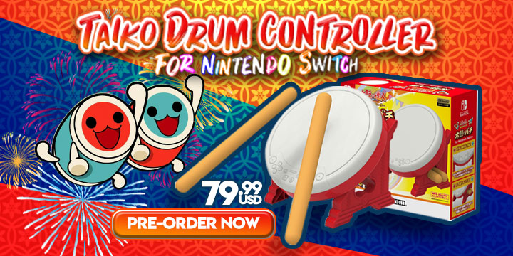 Taiko Drum Controller for Nintendo Switch, Nintendo Switch, Taiko Drum Controller for Nintendo Switch Japan, Taiko Drum Controller for Nintendo Switch features, Taiko Drum Controller, Taiko Drum Controller for Nintendo Switch accessories, Taiko Drum Controller for Nintendo Switch price, Taiko Drum Controller for Nintendo Switch release date, 太鼓の達人専用コントローラー 「太鼓とバチ for Nintendo Switch」, Taiko Master's Controller for Nintendo Switch