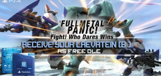 Full Metal Panic! Fight! Who Dares Wins, Full Metal Panic!, Asia, Japan, gameplay, features, trailer, screenshots, game updates, updates, DLC, Laevatin (B), ARX-8 Laevatein