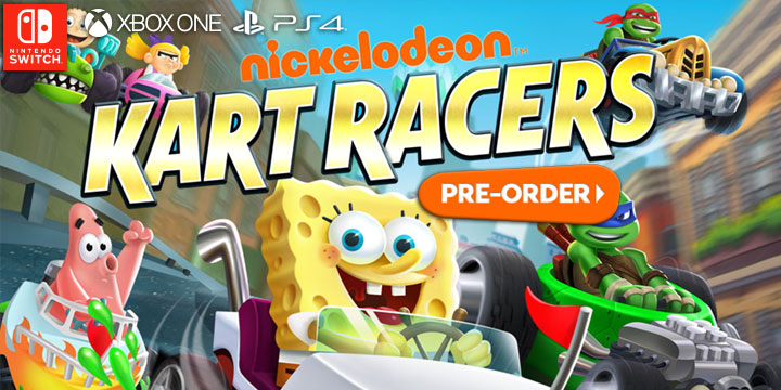 Nickelodeon Kart Racers, Maximum Games, PlayStation 4, Xbox One, Nintendo Switch, US, North America, Europe, Australia, release date, price, gameplay, features, game, GameMill Entertainment