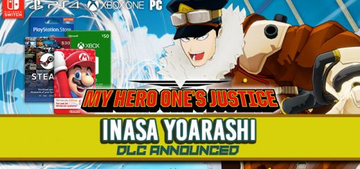 My Hero One's Justice, Boku no Hero Academia One's Justice, PS4, XONE, Nintendo Switch, Boku no Hero Academia, gameplay, features, trailer, screenshots, DLC, Inasa Yoarashi, update