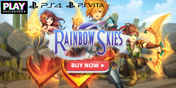 Rainbow Skies, PS4, PlayStation 4, Japan, gameplay, features, release date, price, trailer, screenshots, レインボースカイ