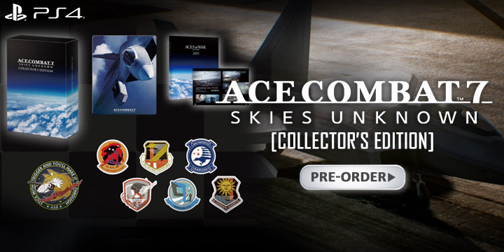 Ace Combat 7: Skies Unknown, Bandai Namco, PlayStation 4, PlayStation VR, Xbox One, PS4, PSVR, XONE, US, Europe, Australia, Japan, Asia, gameplay, features, release date, price, trailer, screenshots
