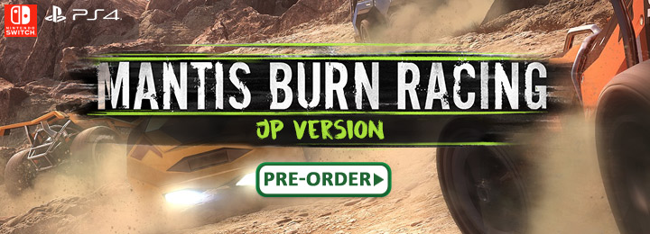 Mantis Burn Racing, Nintendo Switch, Asia, Japan, release date, features, price, gameplay, game, Voofoo, Flyhigh Works, trailer