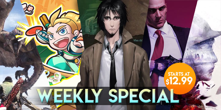 WEEKLY SPECIAL: Monster Hunter: World, Dragon's Crown Pro, & More!