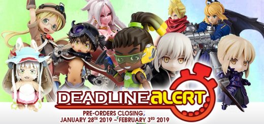 DEADLINE ALERT! All The Toy Pre-Orders Closing Jan 28st – Feb 3rd!