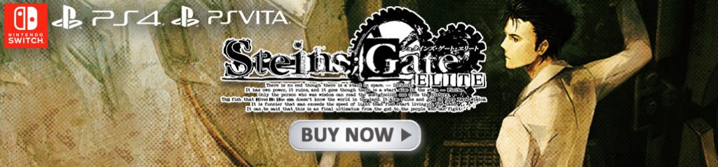 Steins;Gate Elite, PS4, Switch, PlayStation 4, Nintendo Switch, US, Europe, gameplay, features, release date, price, Western release, localization, update, Story Trailer, screenshots, trailer