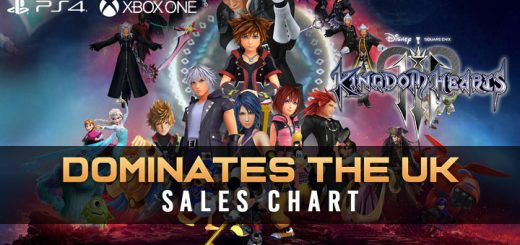 Kingdom Hearts III, Square Enix, PS4, XONE, US, Europe, Australia, Japan, update, Square Enix, screenshots, trailer, update, UK Sales, chart