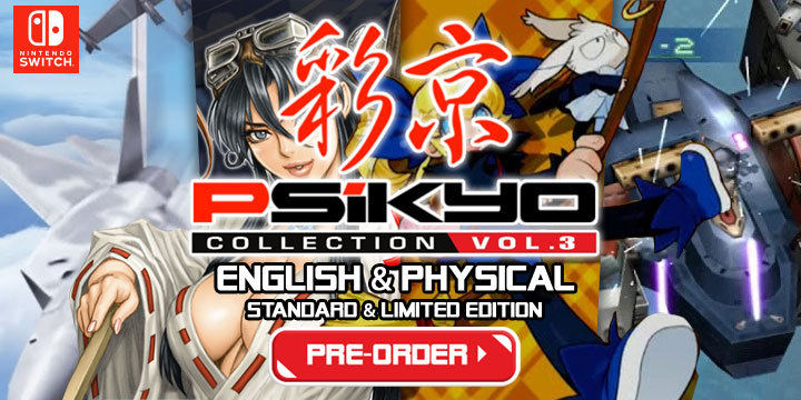 NEW NS Switch Psikyo Collection Vol.3 HK, English/ Japanese/ Chinese 