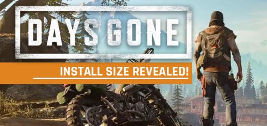 Days Gone, PS4, PlayStation 4, US, Europe, Asia, Japan, update, install size