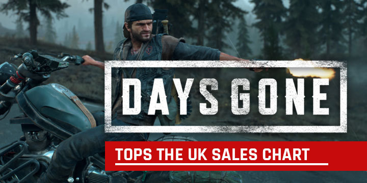 Days Gone, PS4, PlayStation 4, US, Europe, Asia, Japan, update, sales, UK sales chart