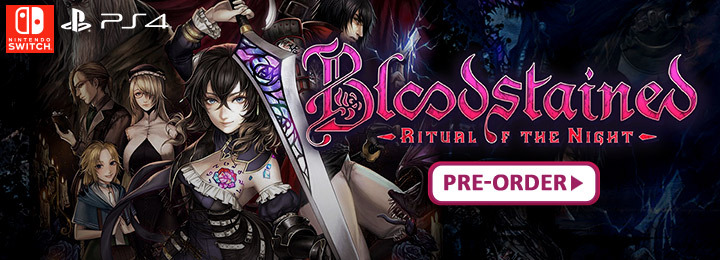 Bloodstained: Ritual of the Night, PS4, PlayStation 4, Nintendo Switch, release date, price, gameplay, features, pre-order, Asia, English, Multi-Language