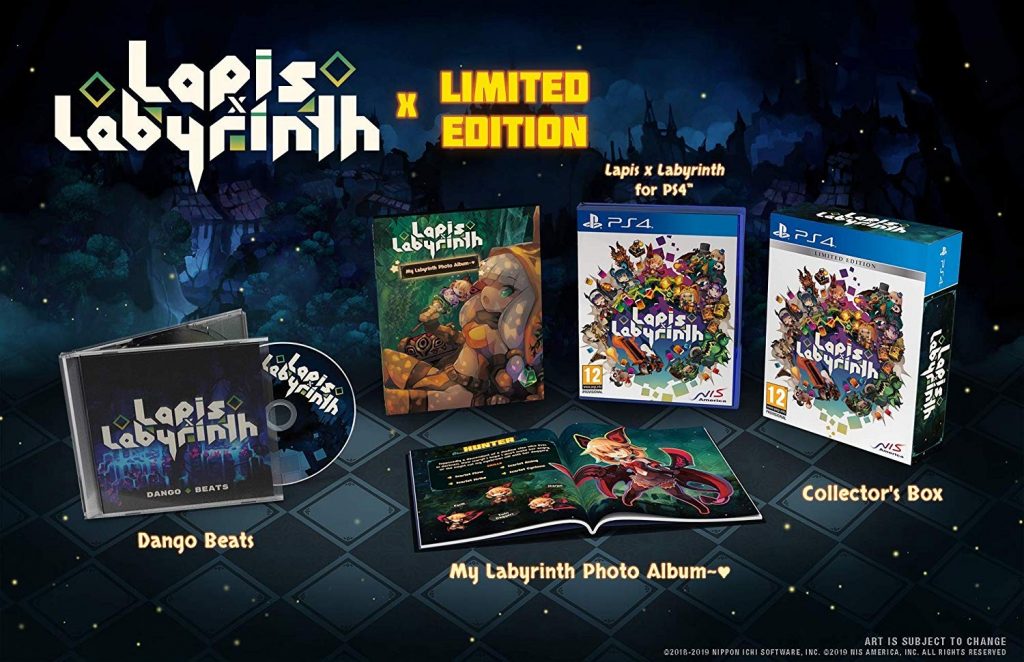  Lapis x Labyrinth, Lapis x Labyrinth [Limited Edition], Lapis x Labyrinth [Limited Edition XL], NIS America, US, Europe, Australia, PlayStation 4, Nintendo Switch
