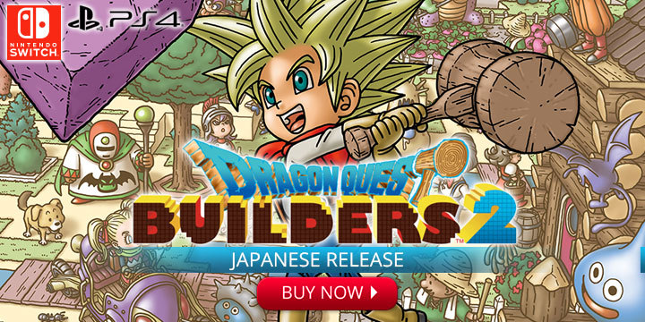 Square Enix, Dragon Quest Builders, Dragon Quest Builders 2, PS4, Switch, PlayStation 4, Nintendo Switch, US, Europe