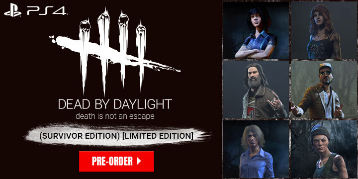Dead by Daylight, 3goo, pre-order, release date, features, trailer, price, PlayStation 4, PS4, Japan, Limited Edition, Survivor Edition, Survivor Edition Limited Edition