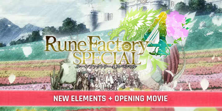 Rune Factory 4 Special, Switch, Nintendo Switch, features, price, release date, pre-order, Japan, Asia, regular edition, standard version, news, update, opening movie