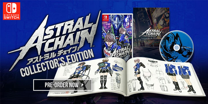 Astral Chain, Nintendo, Astral Chain (Collector's Edition), Collector's Edition, Limited Edition, Japan, Nintendo Switch, Switch, Pre-order, アストラル チェイン コレクターズ エディション, E3 2019, E3