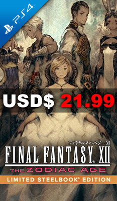 Final Fantasy XII: The Zodiac Age [Limited Steelbook Edition], Square Enix