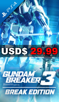 GUNDAM BREAKER 3 BREAK EDITION (ENGLISH SUBS) Bandai Namco Games