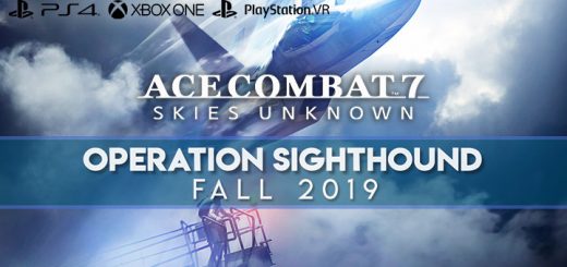 Ace Combat 7: Skies Unknown, Bandai Namco, PlayStation 4, PlayStation VR, Xbox One, PS4, PSVR, XONE, US, Europe, Australia, Japan, Asia, OPERATION SIGHTHOUND, DLC PACK