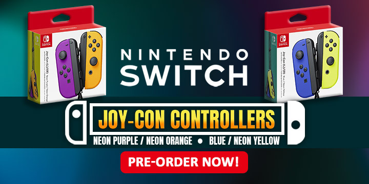 Nintendo Switch, Switch, Joy-Con, Controllers, Nintendo Switch Joy-Con Controllers, Joy-Cons, US, Pre-order, Accessories