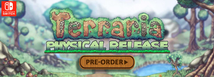 Terraria, Nintendo Switch, Switch, 505 Games, US, North America, Europe, release date, physical version, features, gameplay, price, pre-order