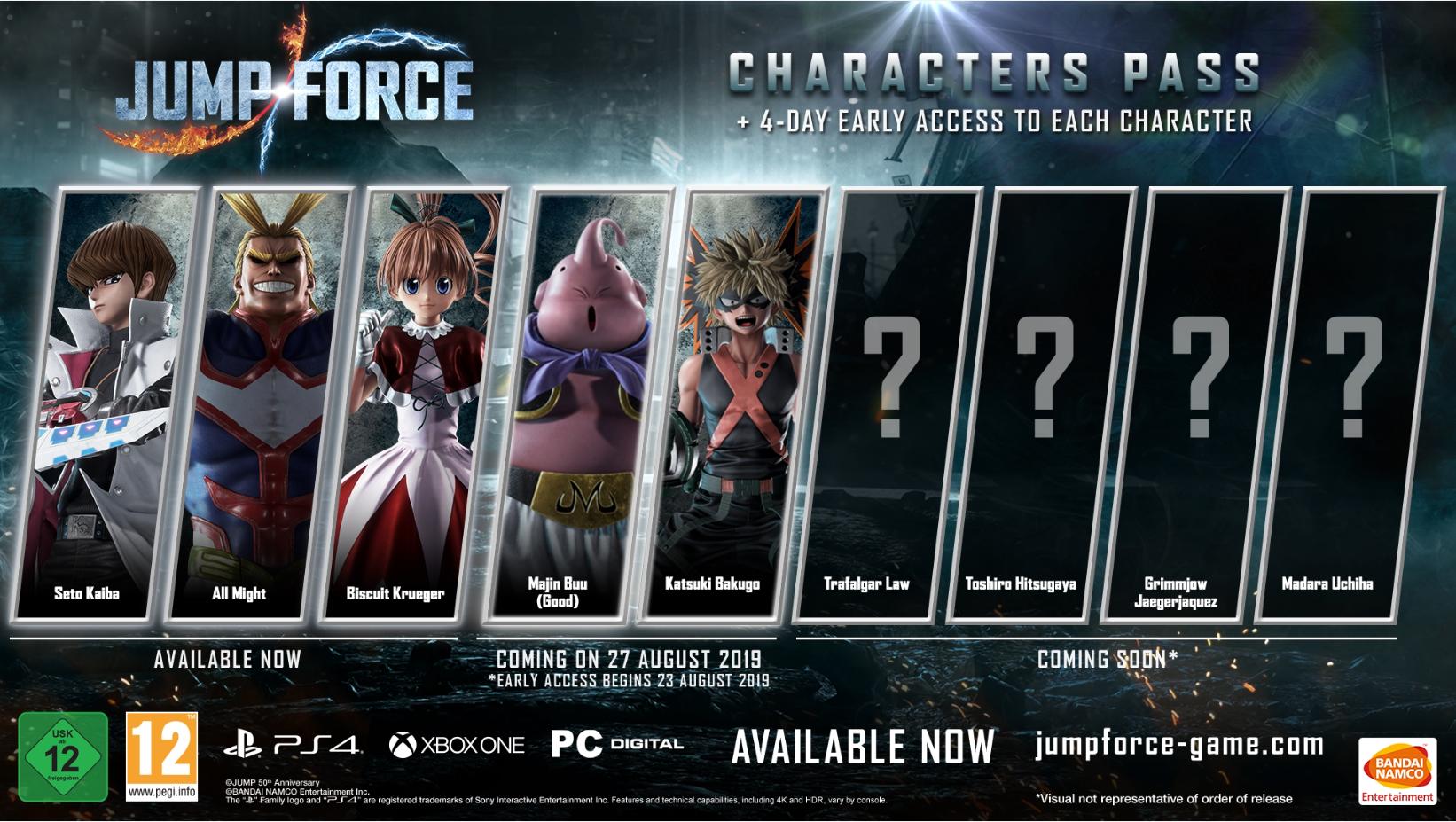 Jump Force, PlayStation 4, Xbox One, gameplay, price, features, US, North America, Europe, update, news, new trailer, Majin Buu, Majin Buu trailer, DLC, DLC character, Katsuki Bakugo