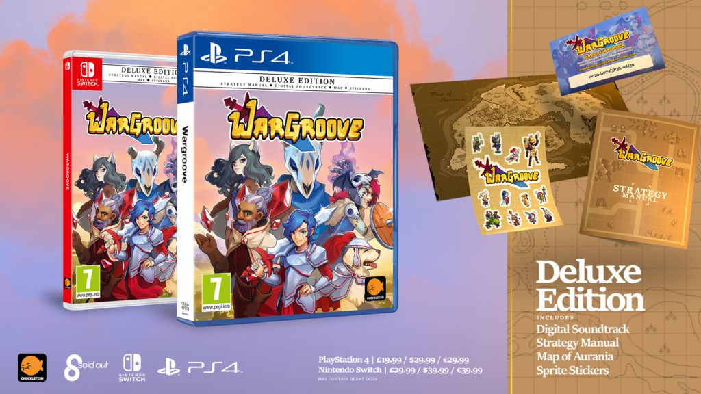 Wargroove, Deluxe Edition, Wargroove Deluxe Edition, PS4, PlayStation 4, Nintendo Switch, Switch, Sold Out Sales & Marketing Ltd., Deluxe Edition, Pre-order