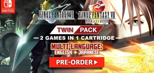 Final Fantasy VII & Final Fantasy VIII Remastered Twin Pack, Final Fantasy VII, Final Fantasy VIII Remastered, Twin Pack, Nintendo Switch, Switch, pre-order, price, release date, Asia, English, Multilanguage, features, physical, retail copy