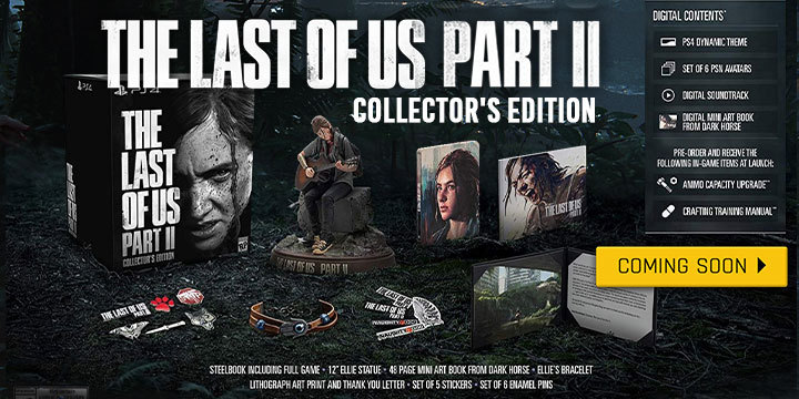 The Last of Us Part II, The Last of Us, PS4, PlayStation 4, PlayStation 4 Exclusive, Sony Interactive Entertainment, Sony, Naughty Dog, Pre-order, US, Europe, Asia