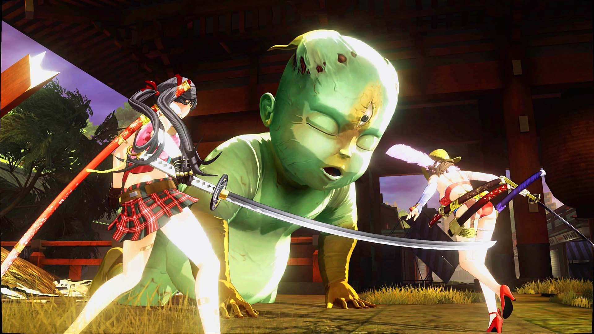 Onechanbara Origin, D3 Publisher, PS4, PlayStation 4, release date, Japan, pre-order, price, gameplay, features, new trailer, trailer, screenshots