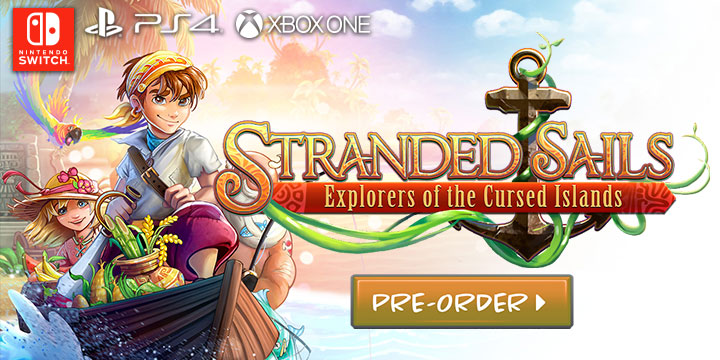 Stranded Sails: Explorers of the Cursed Islands stranded sails,, xone, xbox one ,ps4, playstation 4 ,nintendo switch, switch, eu, europe, us, north america, release date, gameplay, features, price, pre-order, lemonbomb entertainment, rokaplay, merge games