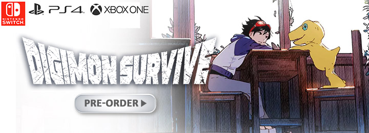 digimon survive, digimon game, nintendo switch, switch,ps4, playstation 4, xone, xbox one, north america, us, pre-order, gameplay, features, price, witchcraft, bandai namco entertainment