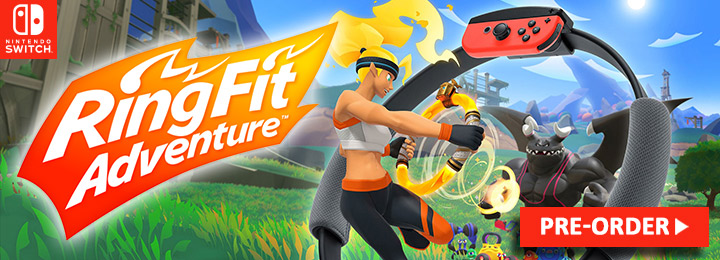 ring fit adventure, switch, nintendo switch, ring fit adventure for nintendo switch, japan, europe, north america, us, eu, release date, gameplay, features, price, pre-order now,nintendo
