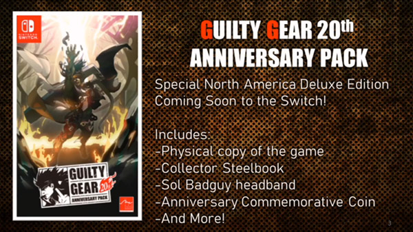  Guilty Gear, Guilty Gear [20th Anniversary Edition], Guilty Gear 20th Anniversary Edition, Guilty Gear XX Accent Core Plus R, Switch, Nintendo Switch, Europe, Guilty Gear 20th Anniversary Edition, Asia, update, US
