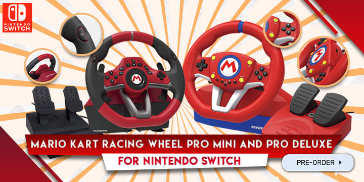 Mario Kart Racing Wheel Pro Mini And Pro Deluxe