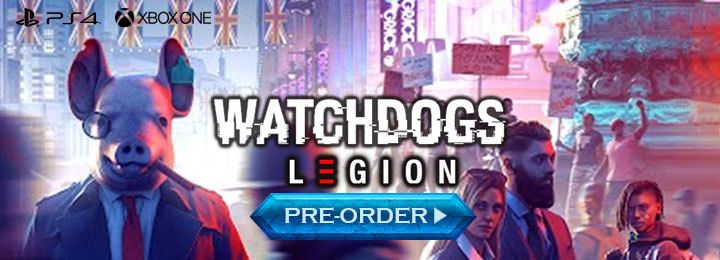 Watch Dogs Legion, Watch Dogs, Ubisoft, PS4, XONE, PlayStation 4, Xbox One, US, Europe, Australia, Japan, Pre-order