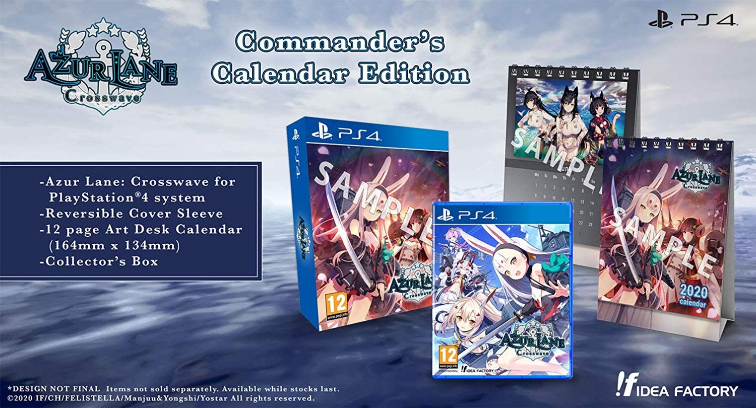 Azur Lane: Crosswave, Azur Lane Crosswave, Idea Factory, Compile Heart, West, PS4, PlayStation 4, Pre-order, Commander's Calendar Edition, gameplay, features, price, release date, news, update, western release, Europe