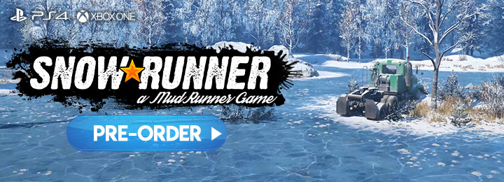 SnowRunner, MudRunner 2, Focus Home Interactive, North America, US, PS4, playstation 4, xone, xbox one, Europe, release date, gameplay, features, price, pre-order now, trailer, saber intercative