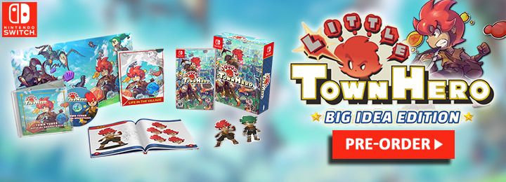 Little Town Hero, Big Idea Edition, Little Town Hero (Big Idea Edition), Nintendo Switch, Switch, US, Pre-order, gameplay, features, release date, price, trailer,screenshots, NIS America