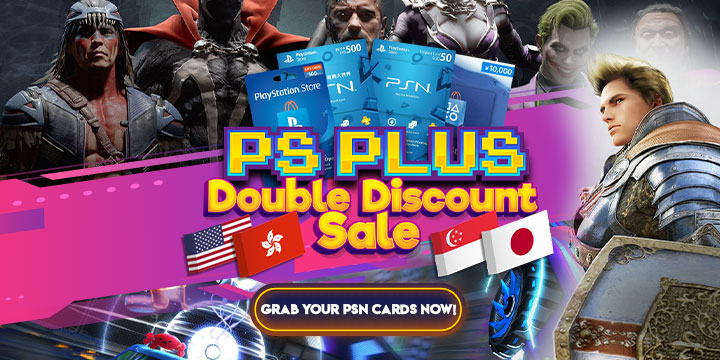PS Plus Double Discount, Hong Kong, Singapore, Japan, North America, US, Playstation Store, PSN, PSN Sale, PS Plus Sale, Playstation Store Double Discount, PSN Gift Cards