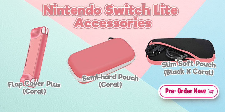 Nintendo Switch, Switch, Switch Lite, Nintendo Switch Lite, Accessories, pouch, cover, Columbus Circle, Nintendo Switch Lite Accesories
