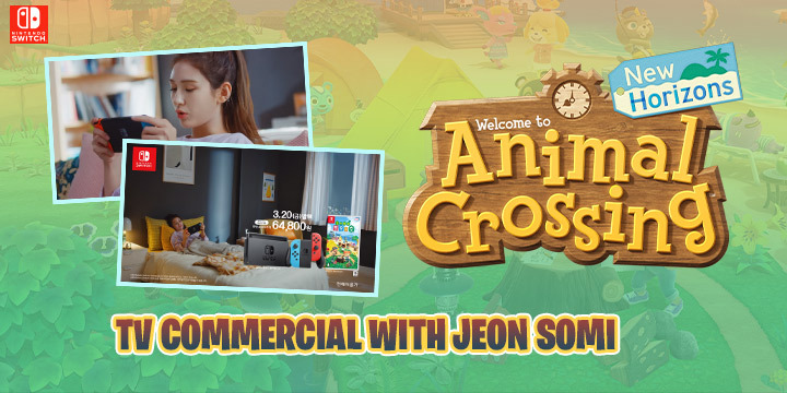  Animal Crossing, Animal Crossing: New Horizons, Nintendo Switch, US, North America, Europe, trailer, update, Nintendo, Japan, Australia, TV Commercial, Nintendo Korea, Jeon Somi