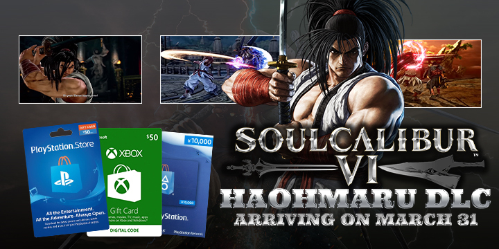 SoulCalibur, SoulCalibur VI, PS4, XONE, PlayStation 4, Xbox One, Us, Europe, Australia, Japan, Asia, update, DLC, Haohmaru, Samurai Shodown