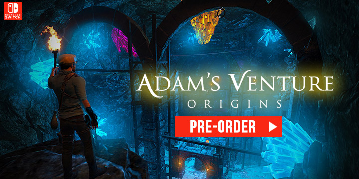 Adam’s Venture Origins, Adam’s Venture: Origins, Switch, Nintendo Switch, US, North America, Europe, EU, release date, gameplay, price, pre-order, Soedesco, Physical Edition, 