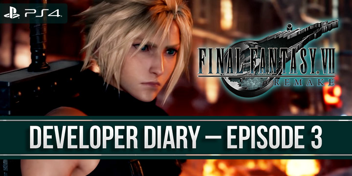 FF7, Final Fantasy 7 Remake, FF 7 Remake, Final Fantasy, Final Fantasy VII Remake, Square Enix, PS4, PlayStation 4, release date, gameplay, features, price, pre-order, Japan, Europe, US, North America, Australia, developer diary, Episode 3, combat, actions