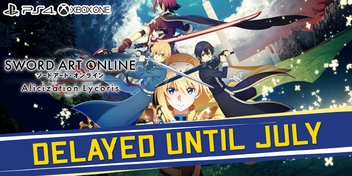 Sword Art Online: Alicization Lycoris, SAO: Alicization Lycoris, Bandai Namco, Japan, Gameplay, US, North America, Features, PS4, Playstation 4, Xbox one, new release date, delayed, news, update