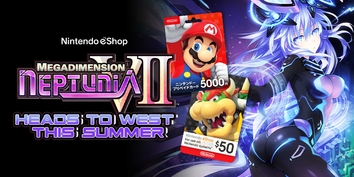 Megadimension Neptunia VII, Japan, Switch, Nintendo Switch, Nintendo eShop, eShop Cards, Nintendo eshop Cards, digital, North America, Europe, news, update, heads to west
